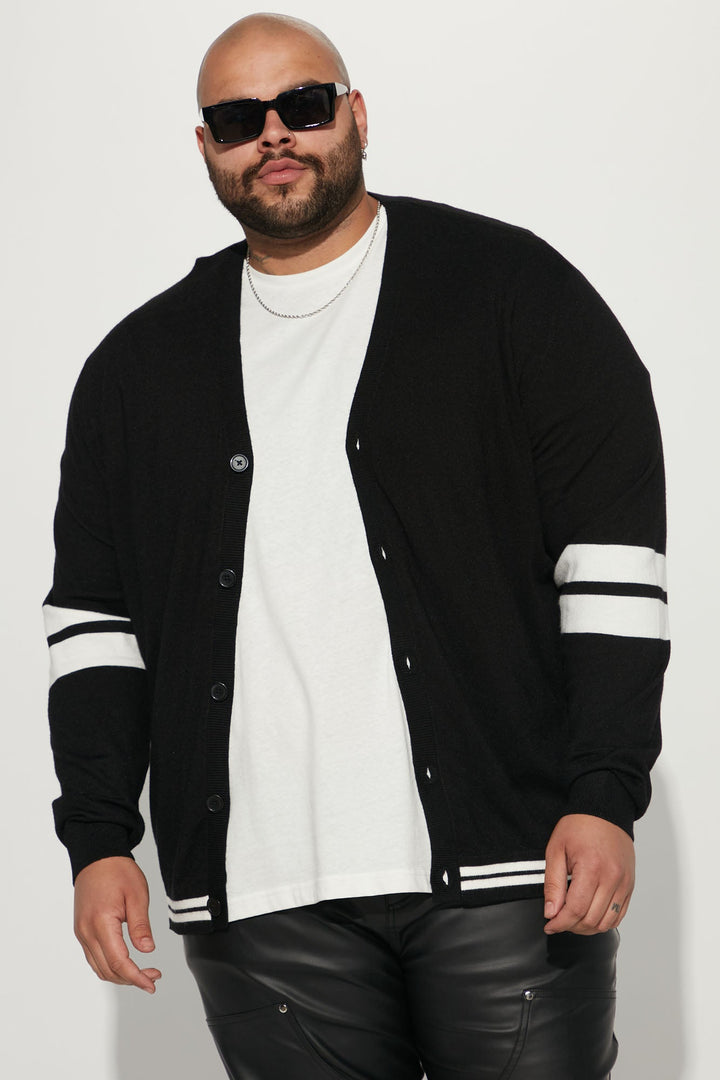 Men's Cardigan — Button Front, Ribbed | Yvezi — 2
