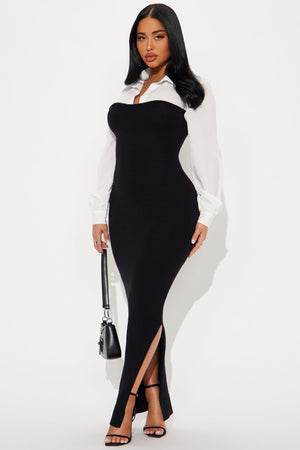 Women's Maxi Dress — Long Sleeve | Yvezi — 1