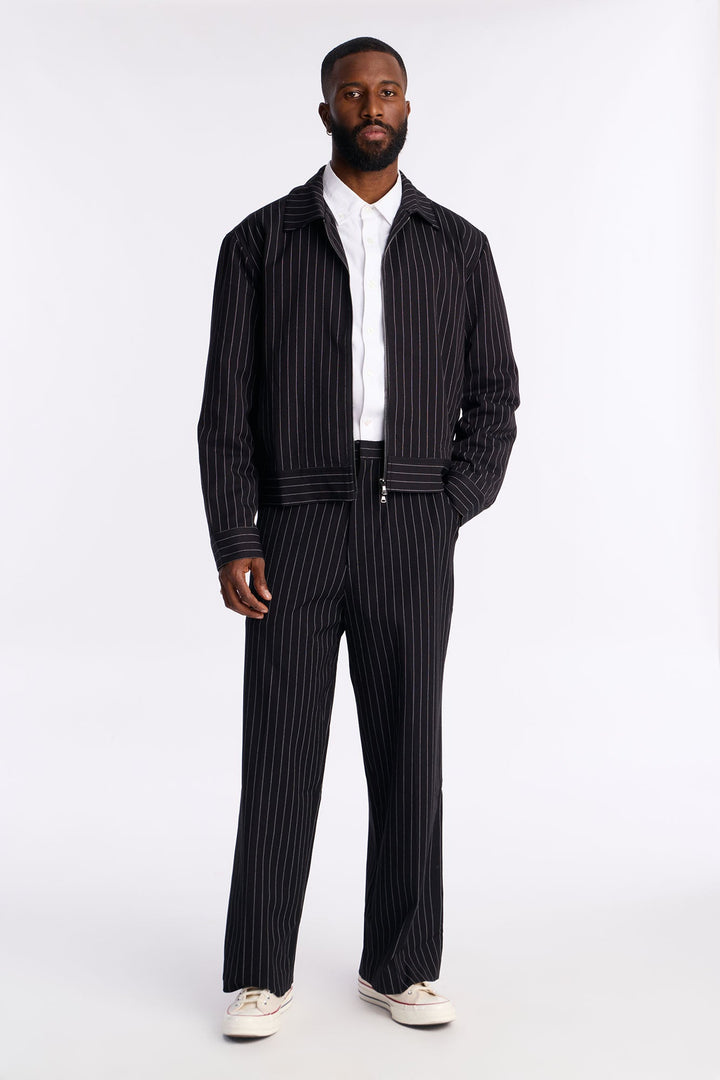 Men's Striped Jacket — Long Sleeve | Yvezi — 2