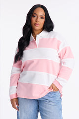 Women's Striped Polo Shirt | Yvezi — 32