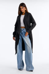 Women's Longline Cardigan — Long Sleeve | Yvezi — 13