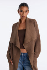 Women's Longline Cardigan — Long Sleeve | Yvezi — 23