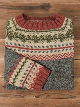 Women's Long Sleeve Crew Neck Jumper in Multicolour, product image 11