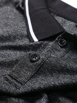 Men's Long Sleeve Polo Shirt in Multicolour, product image 9