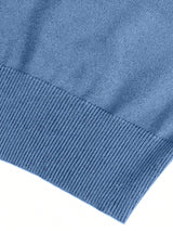 Men's Long Sleeve Crew Neck Jumper - Baby Blue