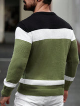 Men's Long Sleeve Jumper in Multicolour, product image 2