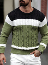 Men's Long Sleeve Jumper in Multicolour, product image 4