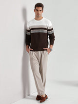Men's Long Sleeve Jumper in Multicolour, product image 3
