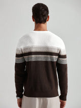 Men's Long Sleeve Jumper in Multicolour, product image 4