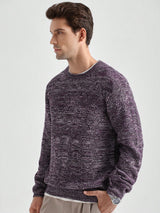 Men's Long Sleeve Crew Neck Jumper in Multicolour, product image 3