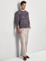 Men's Long Sleeve Crew Neck Jumper in Multicolour, product image 4