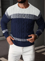 Men's Long Sleeve Jumper in Multicolour, product image 3