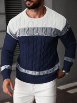 Men's Long Sleeve Jumper in Multicolour, product image 4