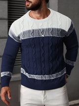 Men's Long Sleeve Jumper in Multicolour, product image 5