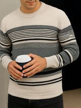 Men's Long Sleeve Jumper in Multicolour, product image 1