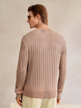 Men's Long Sleeve Jumper in Multicolour, product image 4
