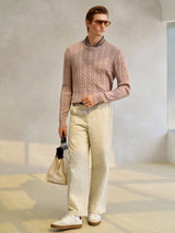 Men's Long Sleeve Jumper in Multicolour, product image 3