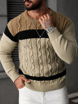 Men's Long Sleeve Jumper in Multicolour, product image 3