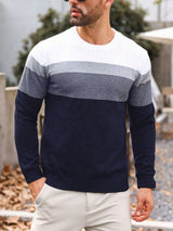 Men's Long Sleeve Jumper in Multicolour, product image 4