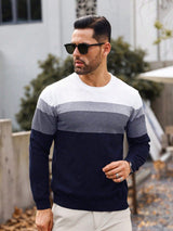 Men's Long Sleeve Jumper in Multicolour, product image 5