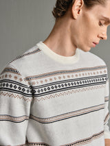 Men's Long Sleeve Jumper in Multicolour, product image 3