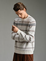 Men's Long Sleeve Jumper in Multicolour, product image 4