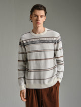 Men's Long Sleeve Jumper in Multicolour, product image 6
