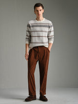 Men's Long Sleeve Jumper in Multicolour, product image 5