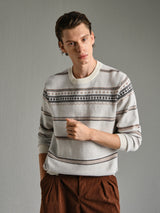 Men's Long Sleeve Jumper in Multicolour, product image 7