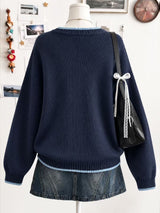 Women's Crew Neck Jumper in Multicolour, product image 2