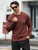 Men's Long Sleeve Jumper in Multicolour, product image 5