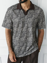 Men's Short Sleeve Polo Shirt in Multicolour, product image 4