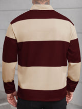 Men's Long Sleeve Polo Shirt in Multicolour, product image 2