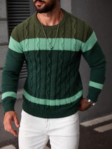 Men's Long Sleeve Jumper in Multicolour, product image 5