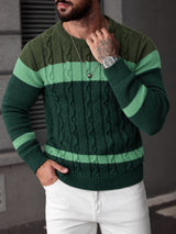 Men's Long Sleeve Jumper in Multicolour, product image 3
