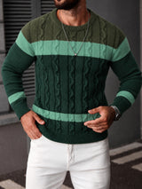 Men's Long Sleeve Jumper in Multicolour, product image 4