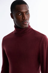 Men's Knit Turtleneck Sweater — Long Sleeve, Ribbed | Yvezi — 13