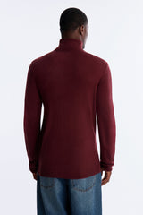 Men's Knit Turtleneck Sweater — Long Sleeve, Ribbed | Yvezi — 14