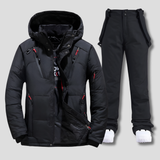 Amelie | Women's Ski Suit with Hooded Jacket & Snow Trousers – Storm Flap, Water-Resistant Finish — view 1