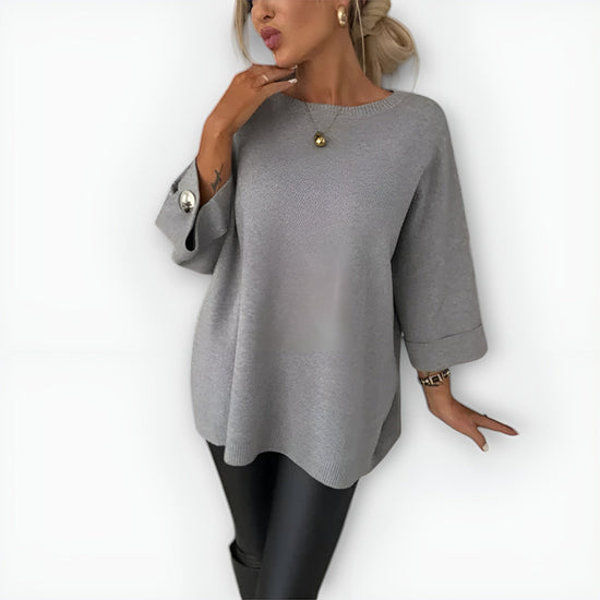 Blythe | Women's Oversized Wide-Sleeve Knit Jumper — view 1
