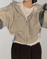 Women's Lightweight Relaxed Fit Zip-Up Hoodie — view 5