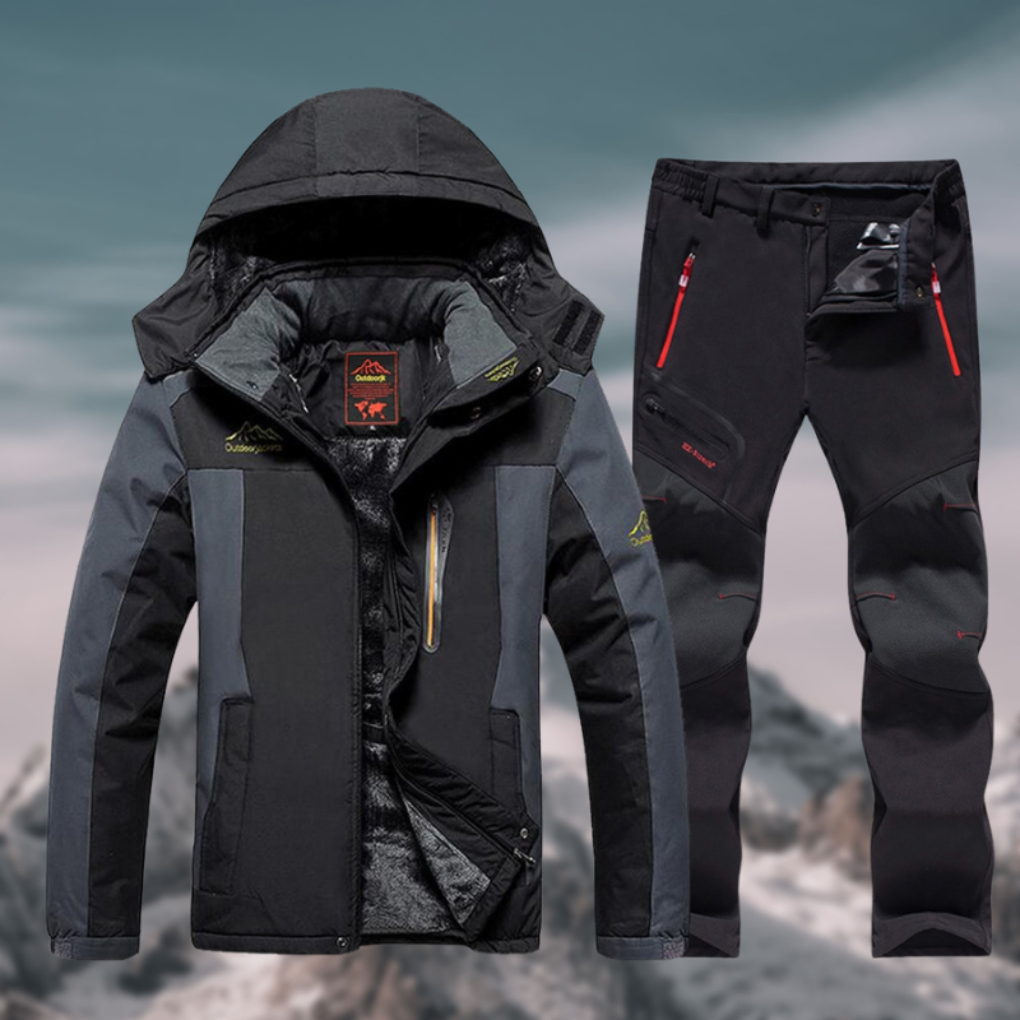 Ellie | Women's Waterproof Ski Suit – Warm Fleece-Lined Jacket & Trousers — view 1