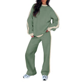 Seralyn | Women's Striped Two-Piece Lounge Set — view 7