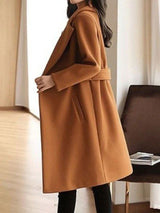 Eleanor | Tailored Trench Coat with Waist Belt — view 2
