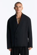 Men's Lyocell Blazer — Long Sleeve, Relaxed Fit | Yvezi — 1