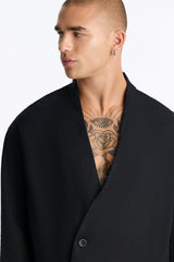 Men's Lyocell Blazer — Long Sleeve, Relaxed Fit | Yvezi — 3
