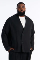 Men's Lyocell Blazer — Long Sleeve, Relaxed Fit | Yvezi — 5