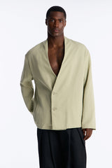 Men's Lyocell Blazer — Long Sleeve, Relaxed Fit | Yvezi — 24