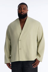 Men's Lyocell Blazer — Long Sleeve, Relaxed Fit | Yvezi — 28