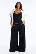 Women's Wide Leg Linen Pants | Yvezi — 1